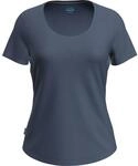 Icebreaker Merino Blend 125 Cool-Lite&trade; Sphere Scoop Damen T-Shirt, blau, Gr. XL