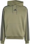 Adidas Essentials 3-Stripes Fleece Herren Kapuzensweater, gr&uuml;n 4069995150462