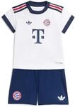 Adidas Performance FC Bayern M&uuml;nchen 26/27 Away Baby Kit Kinder Trikot, wei&szlig;,...