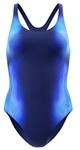 Speedo Print Medalist Damen Schwimmanzug, blau, Gr. 44 5063572080950