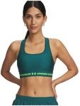 Under Armour Crossback Mid Damen Sport-BH, gr&uuml;n, Gr. L 0198634279463
