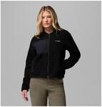 Columbia Stellar Path Fleece Bomber Full Zip Damen Rollkragenpullover, schwarz, Gr. M