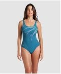 Arena Giorgia Squared Back C Cup Damen Badeanzug, gr&uuml;n, Gr. 50 3468337526490