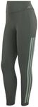 Adidas Performance Optime Workout 3-Stripes 7/8 Damen Tights, grau, Gr. S