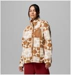 Columbia West Bend Print Full Zip II Damen Rollkragenpullover, braun, Gr. XS