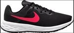 Nike Revolution 6 Road Damen Laufschuhe, schwarz, Gr. 37 &frac12; 0195242836064