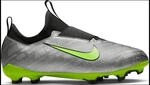 Nike Zoom Mercurial Vapor 15 Academy XXV MG Kinder Fu&szlig;ballschuhe, silber, Gr. 38