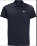Jack Wolfskin Essential Herren Poloshirt, blau, Gr. M 4064886031172