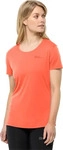 Jack Wolfskin 1807122_3220, Jack Wolfskin Tech Damen T-Shirt, orange, Gr. L female