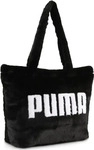 Puma 091712_01, Puma UP Faux FUR Shopper Damen Sporttasche, schwarz, Gr.