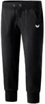 Erima 3/4 mit B&uuml;ndchen Damen Hose, schwarz 4043523452792