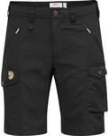 Fj&auml;llr&auml;ven Nikka s Curved Damen Shorts, schwarz 7323450212742