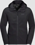 Jack Wolfskin 1111131_6000, Jack Wolfskin Evandale Herren Funktionsjacke, schwarz
