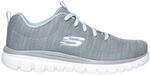 Skechers Graceful - Twisted Fortune Damen Freizeitschuhe, grau, Gr&ouml;&szlig;e 40