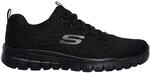 Skechers Graceful - Get Connected Damen Freizeitschuhe, schwarz, Gr&ouml;&szlig;e 41