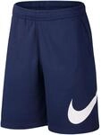 Nike Sportswear Graphic Herren Shorts, blau 193150985454