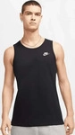 Nike BQ1260_010, Nike Club Herren T-Shirt, schwarz male