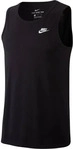 Nike BQ1260_010, Nike Club Herren T-Shirt, schwarz male