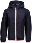 CMP Jacket Rain Fix Hood M&auml;dchen Regenjacke, blau 8058329658015