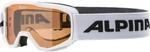 Alpina A7268_11, Alpina Piney aqua Kinder Skibrille, wei&szlig;