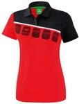 Erima 5-C Damen Poloshirt, rot 4043523909067