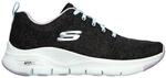 Skechers Arch Fit - Comfy Wave Damen Freizeitschuhe, schwarz, Gr&ouml;&szlig;e 36 194428958675