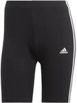 Adidas Essentials 3-Streifen kurze Tight Damen Tights, schwarz 4064044879684
