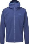 Rab QWG74_NB, Rab Kinetic 2.0 Herren Regenmantel, blau, Gr. XXL male