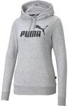 Puma ESS Logo TR Damen Kapuzensweater, grau 4063697203235