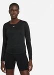 Nike Dri-Fit One Standard Fit Damen Sweatshirt, schwarz 195239680526