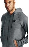 Under Armour UA Rival Fleece mit durchg&auml;ngigem Rei&szlig;verschluss Herren