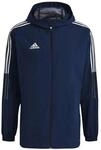 Adidas Tiro 21 Windbreaker Herren Fu&szlig;balljacke, blau 4062064920522