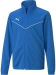 Puma TeamRISE Training Poly Kinder Fu&szlig;balljacke, blau 4063697239371