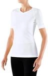 Falke C Shortsleeved Shirt Regular Damen Unterhemd, wei&szlig; 4043874386883