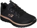 Skechers Graceful - Get Connected Damen Freizeitschuhe, schwarz, Gr&ouml;&szlig;e 36