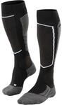 Falke Skiing 2 Intermediate Wool Herren Str&uuml;mpfe, schwarz 4004757596140