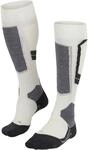 Falke Skiing 4 Advanced Damen Str&uuml;mpfe, wei&szlig; 4043876874982