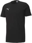 Puma TeamGOAL 23 Casuals Tee Herren T-Shirt, schwarz 4062451190736