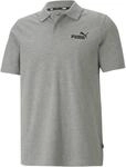 Puma ESS Pique Polo Herren Poloshirt, grau 4063697391055