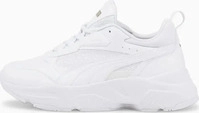 Puma 384647_01, Puma Cassia Damen Freizeitschuhe, wei&szlig;, Gr&ouml;&szlig;e 37 &frac12; female