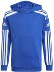 Adidas Squadra 21 Hoodie Kinder Kapuzensweater, blau 4064045164123