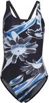 Adidas Positivisea 3-Streifen Badeanzug Damen Badeanzug, schwarz 4065415071447