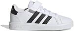 Adidas Grand Court Court Elastic Lace and Top Strap Schuh Kinder Freizeitschuhe,