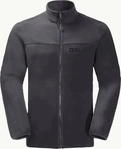 Jack Wolfskin 1710551_6000, Jack Wolfskin Beilstein Full Zip Herren Midlayer, schwarz