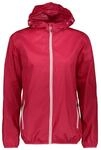 CMP Jacket Rain Fix Hood Damen Regenjacke, rot 8056381237186