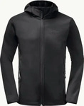 Jack Wolfskin 1307471_6000, Jack Wolfskin Bornberg Herren Funktionsjacke, schwarz