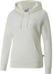Puma Ess+ Embroidery FL Damen Kapuzensweater, wei&szlig; 4064537572641