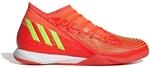 Adidas Predator Edge.3 IN Fu&szlig;ballschuh Hallenschuhe, rot, Gr&ouml;&szlig;e 46 4065426056945