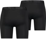 Puma Sport Microfiber Long 2er-Pack Herren Unterhose, schwarz 8720245255646