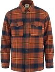 Fj&auml;llr&auml;ven &Ouml;vik Lite Padded Herren Hemd, orange 7323450790189